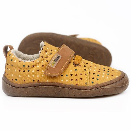 Harlequin Textil Vegan Barefoot cipő Sárga