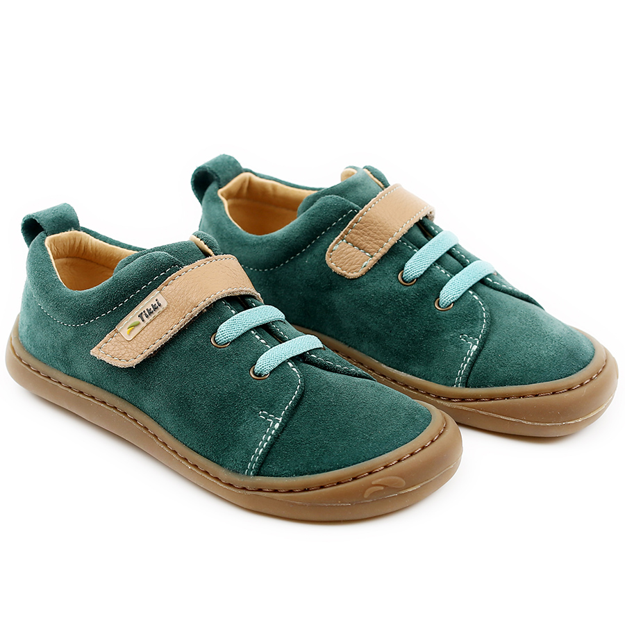 Harlequin Leather Barefoot bőrcipő Zöld